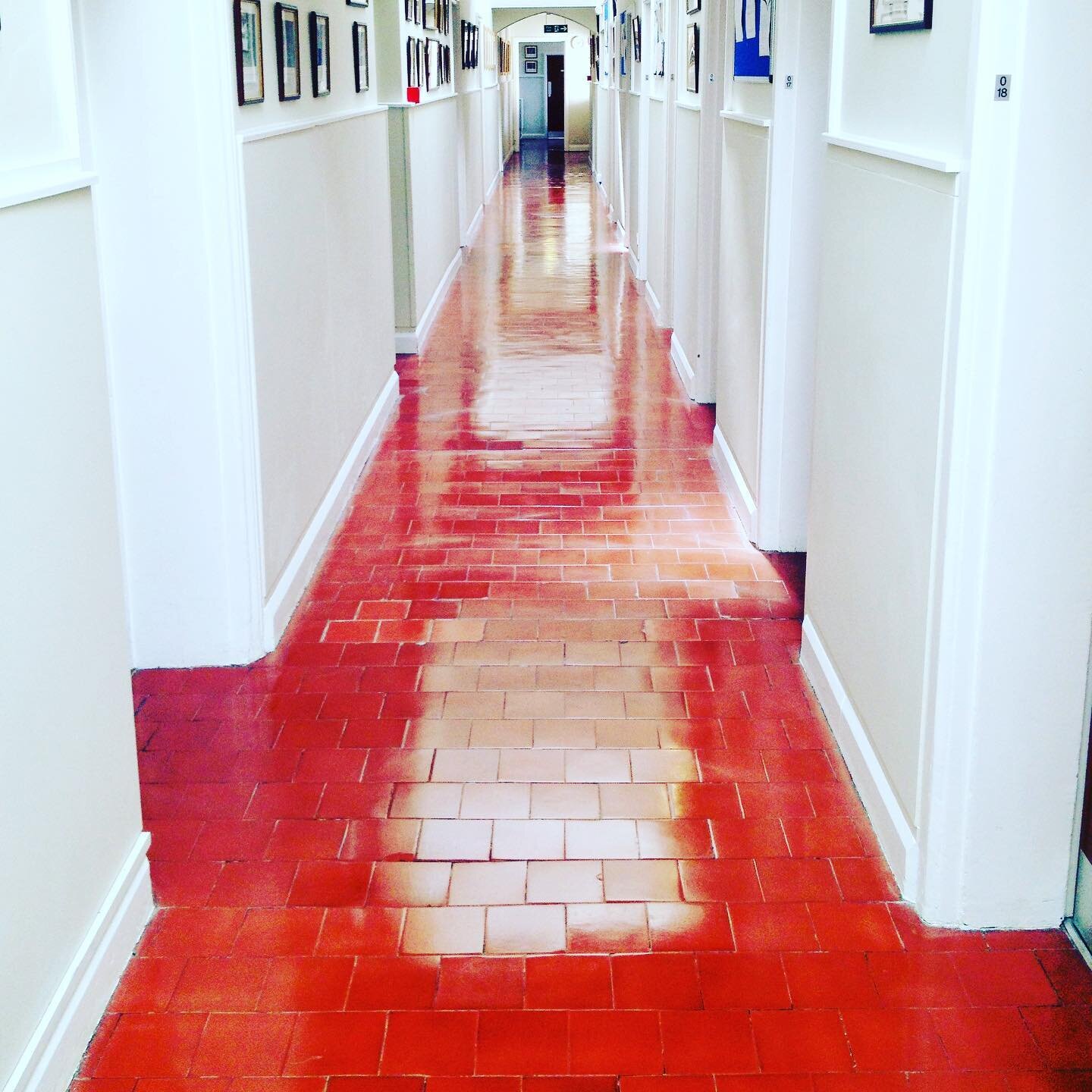 Shiny, like new ✨ Tile strip, reseal and polish to bring up these beautiful old tiles 👌🏻 #hardfloor #hardfloorcleaning