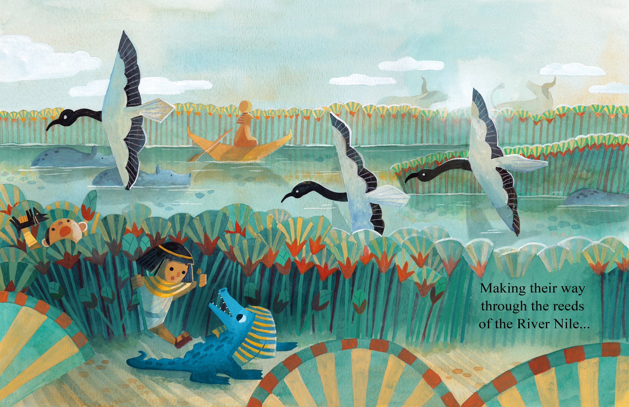 Ancient Egypt - Exploring the Nile — Emma Thrussell Illustration