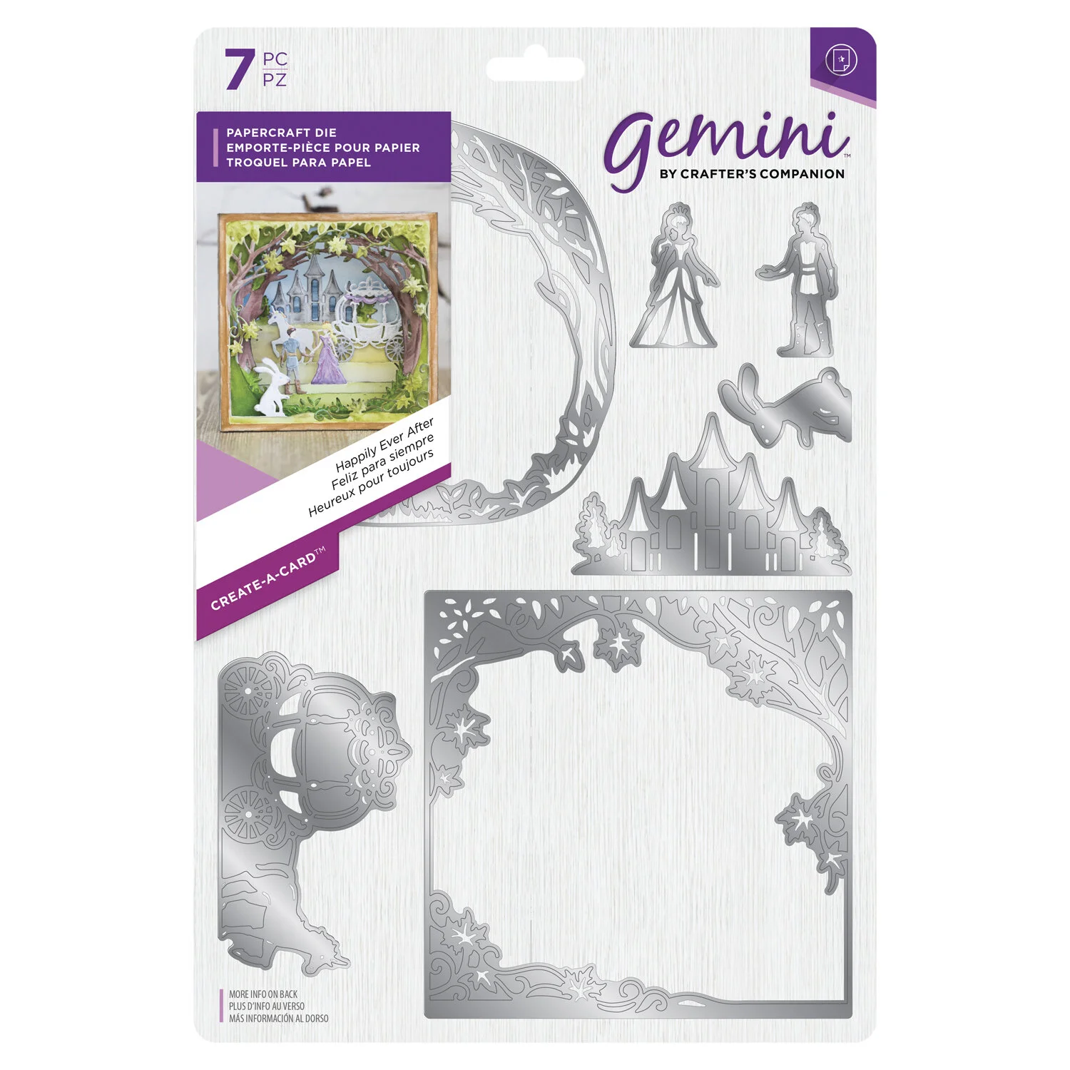 Crafter's Companion - Gemini - Happily Ever After - Create-A-Card Kit
