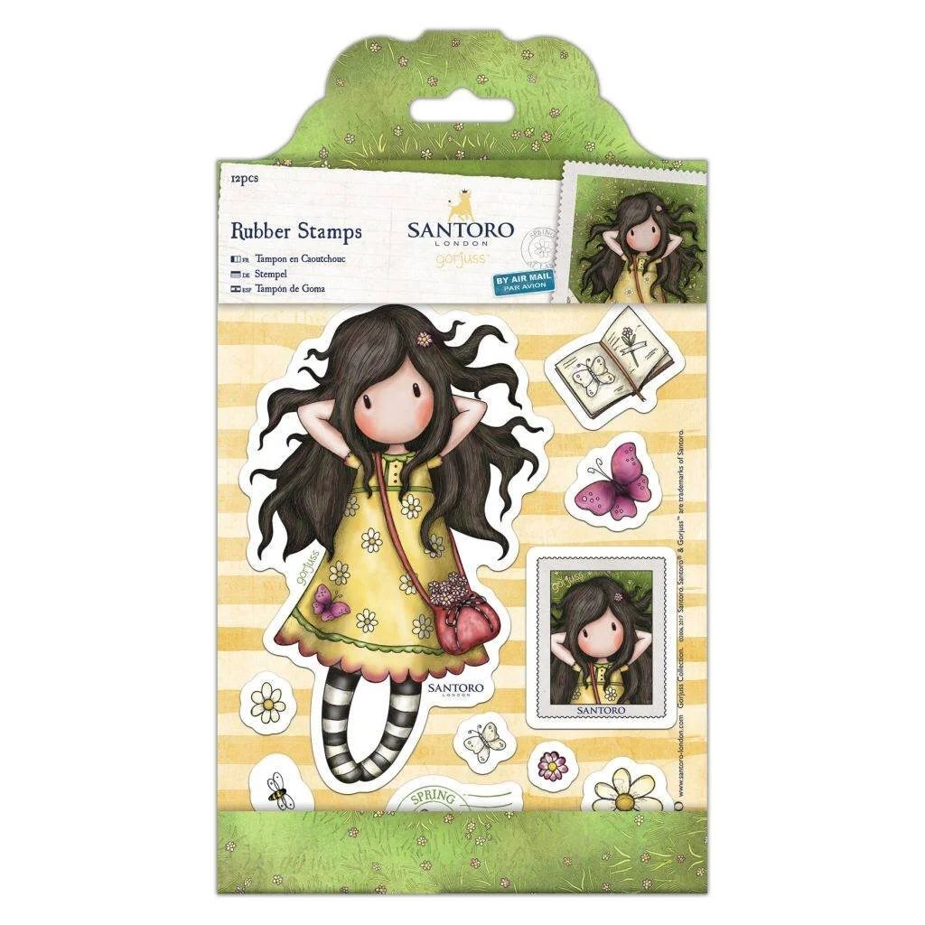 Santoro Gorjuss Spring at Last Cling Rubber Stamp 