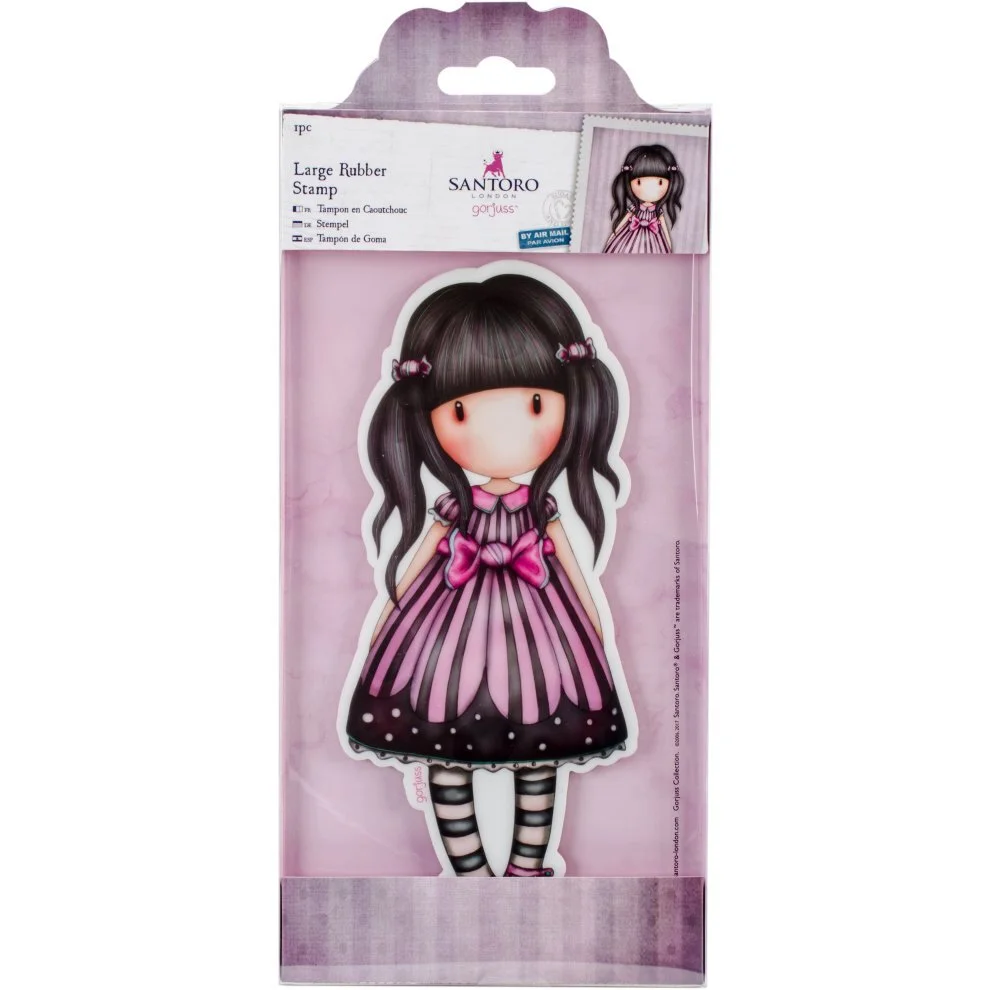 Santoro Gorjuss Sugar &amp; Spice large Cling Rubber Stamp
