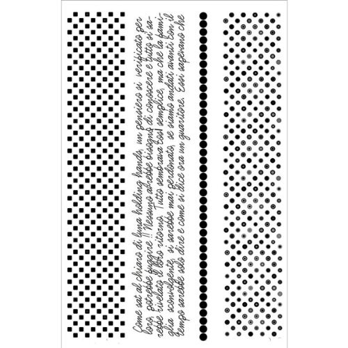 Wow! Funky Border Strips Clear Stamp