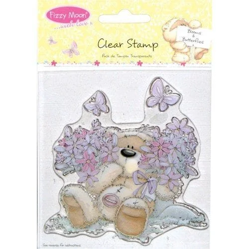 Fizzy Moon Blooms &amp; Butterflies Clear Stamp