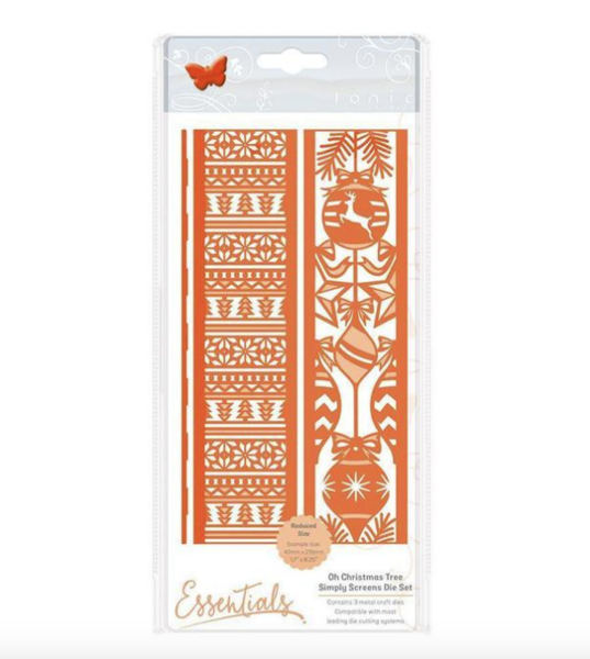Tonic Studio Essentials oh Christmas Tree Simply Screens Die