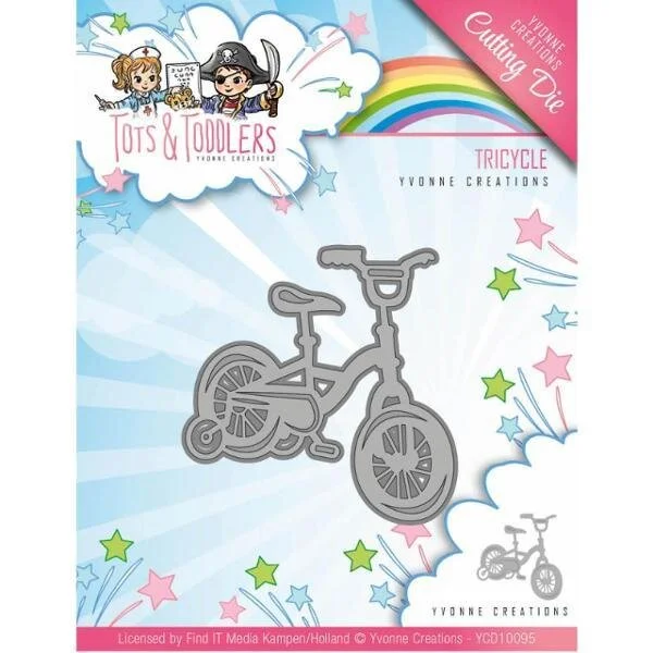 Yvonne Creations Tots And Toddlers Tricycle Die
