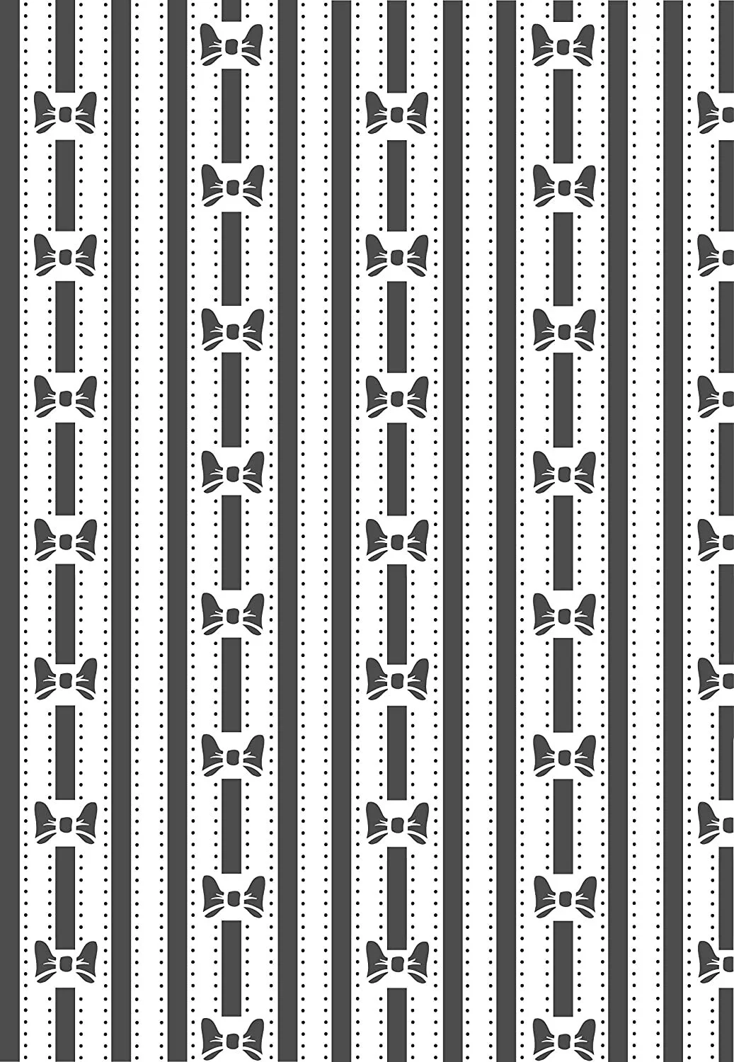 Creative Expressions Sue Wilson Rows of Bows PinPoint Embossing Folder 