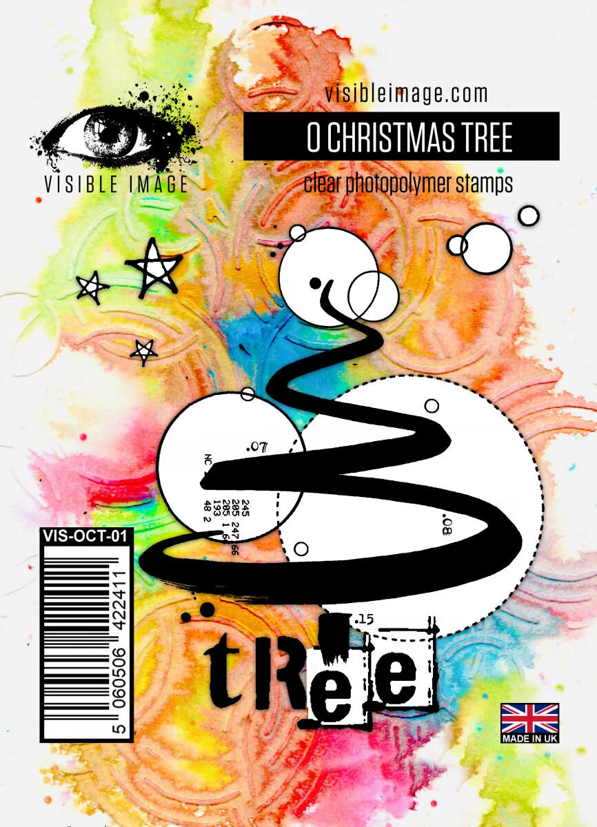 Visible Image O Christmas Tree Clear Stamp