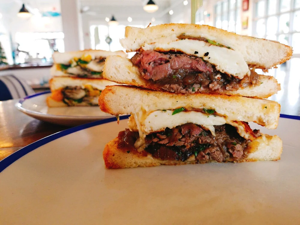 As part of SoDel Concepts’ Grilled Cheese Month, Bluecoast Seafood Grill + Raw Bar in Rehoboth Beach has added such upscale ingredients as beef tenderloin and roasted winter veggies to the classic sandwich.