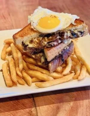 A patty melt with a sunny-side-up egg, mushrooms and Dijonnnaise has been a featured selection at Fish On in Lewes during SoDel Concepts’ Grilled Cheese Month promotion.
