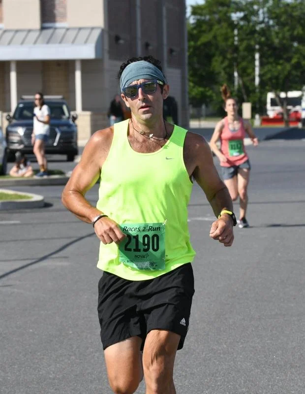 Chris Racine takes second overall in 19:04.