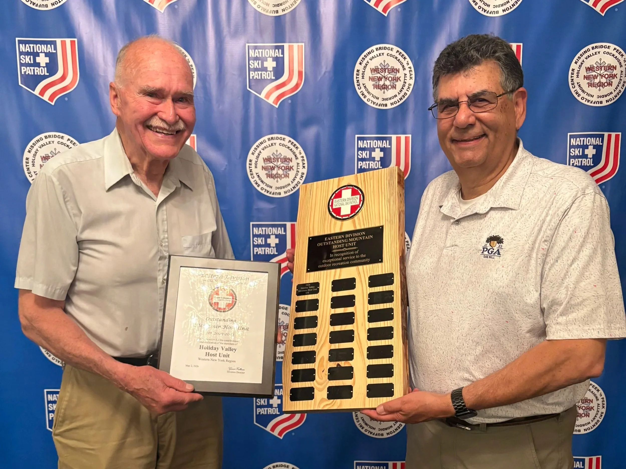 Holiday Valley Safety Patrol Receives First-Ever National Ski Patrol Eastern Division Award
