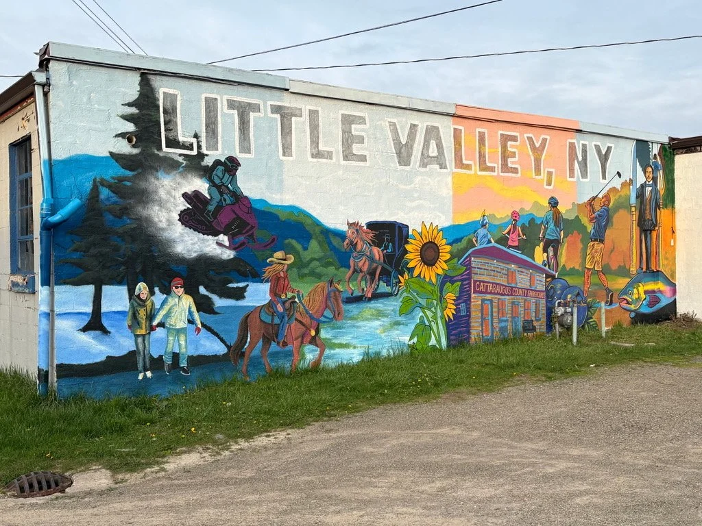 Little Valley Unveils New Downtown Mural Celebrating Community and Seasons