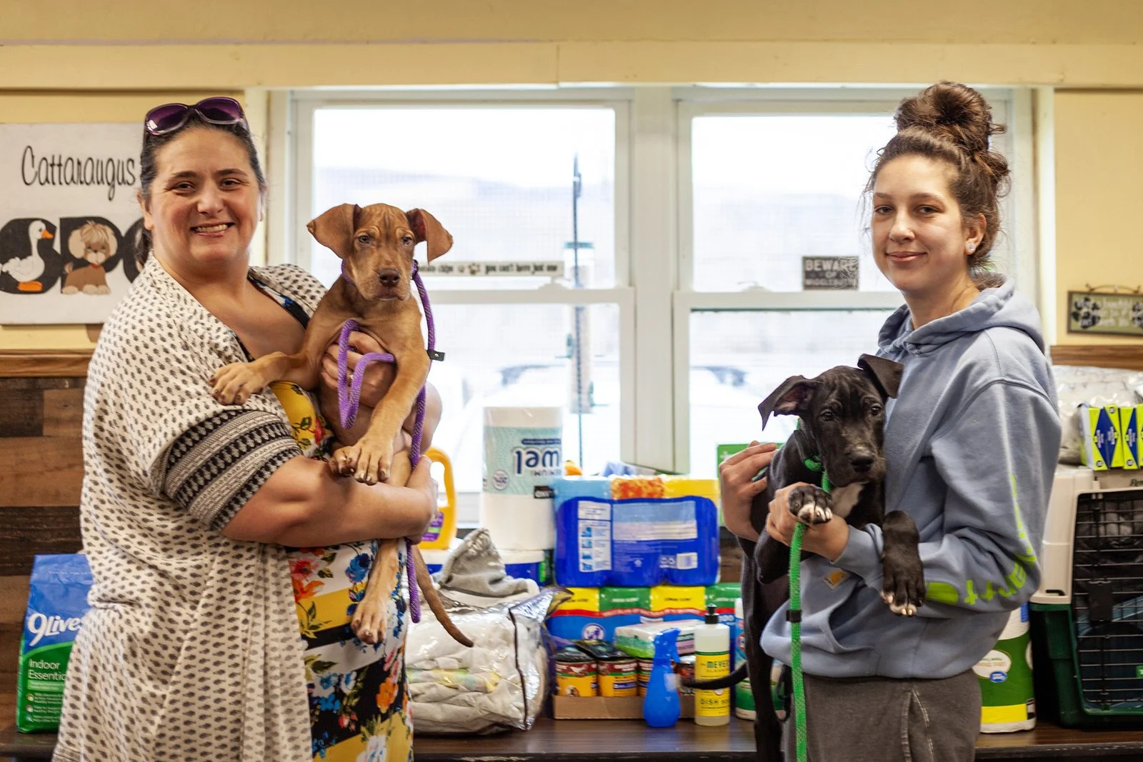 Zonta Club of Olean Donates Supplies and Funds to SPCA in Cattaraugus County