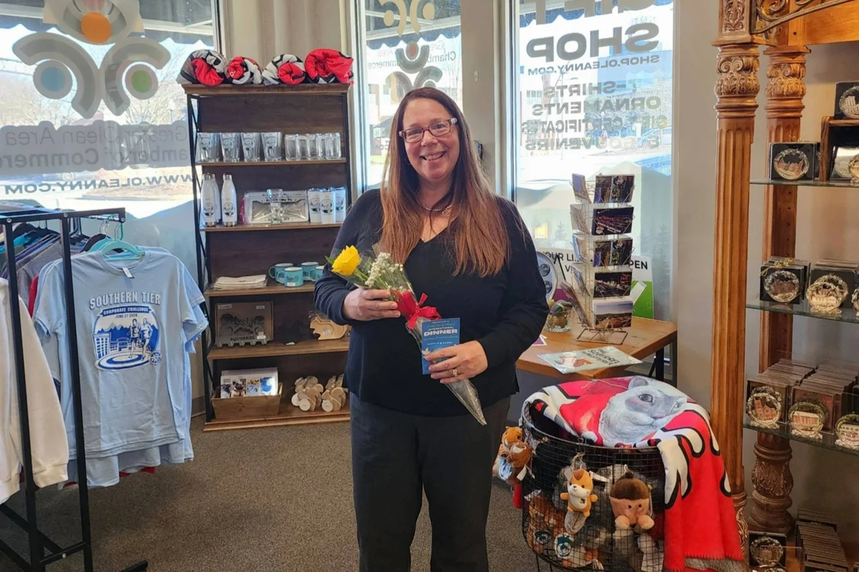 Zonta Club of Olean Honors Christine Pecherzewski with 2026 Yellow Rose Award