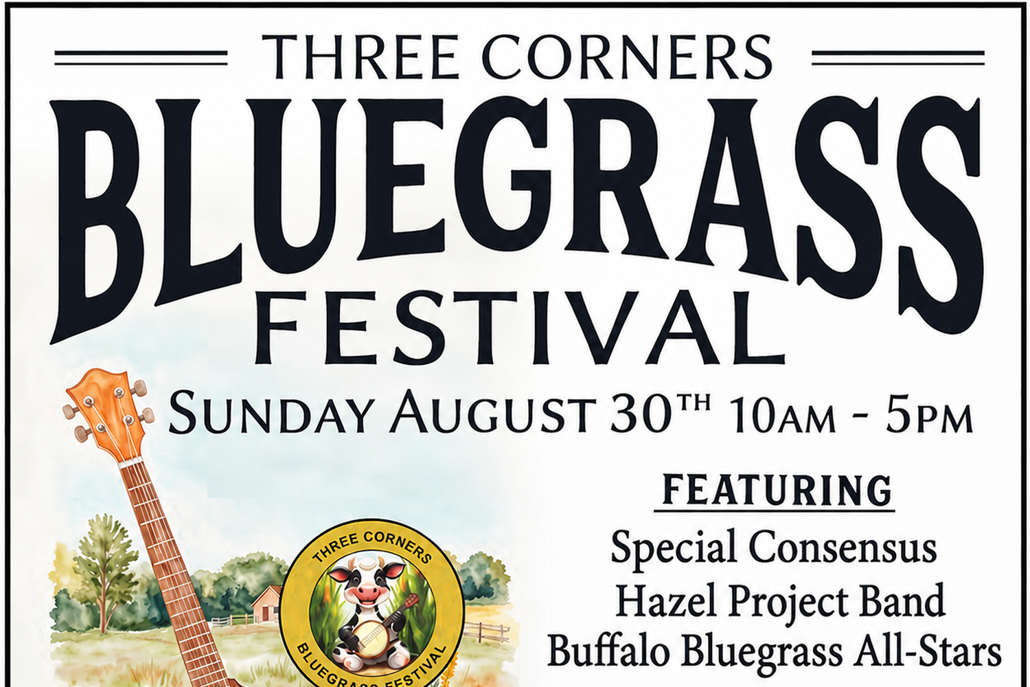 Special Consensus to Headline Three Corners Bluegrass Festival in Chaffee on August 30