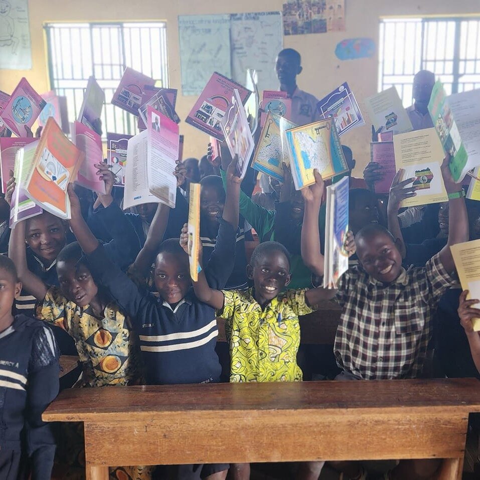 Joy of Textbooks

Have you ever been excited about textbooks? These students do! The Byumba Pres School children were filled with joy to receive new books for their classroom. Our short-term missionaries, Karen and Ken Tomchuk shared that the student