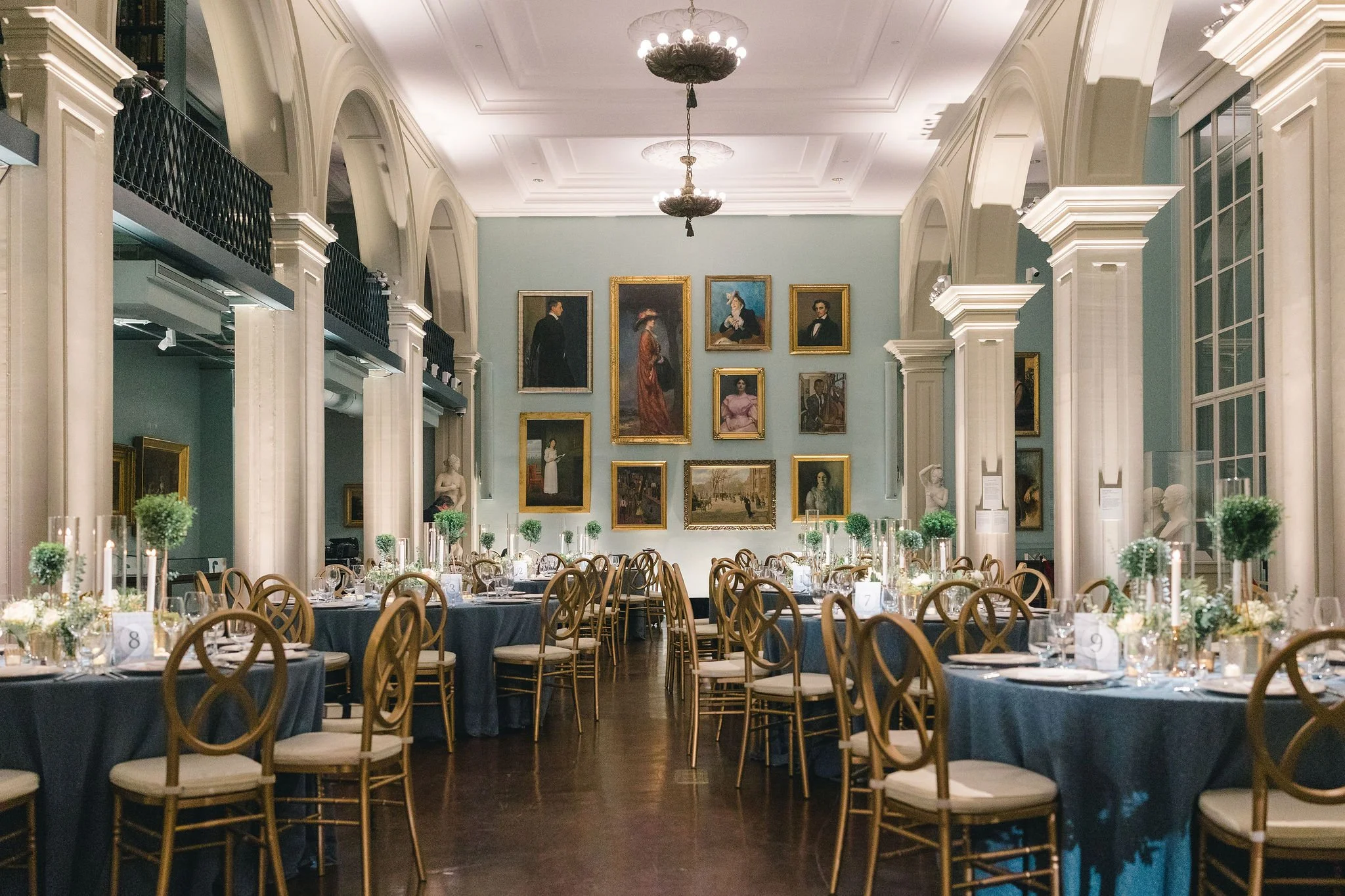 Timeless Wedding Welcome Reception at the Boston Athenaeum