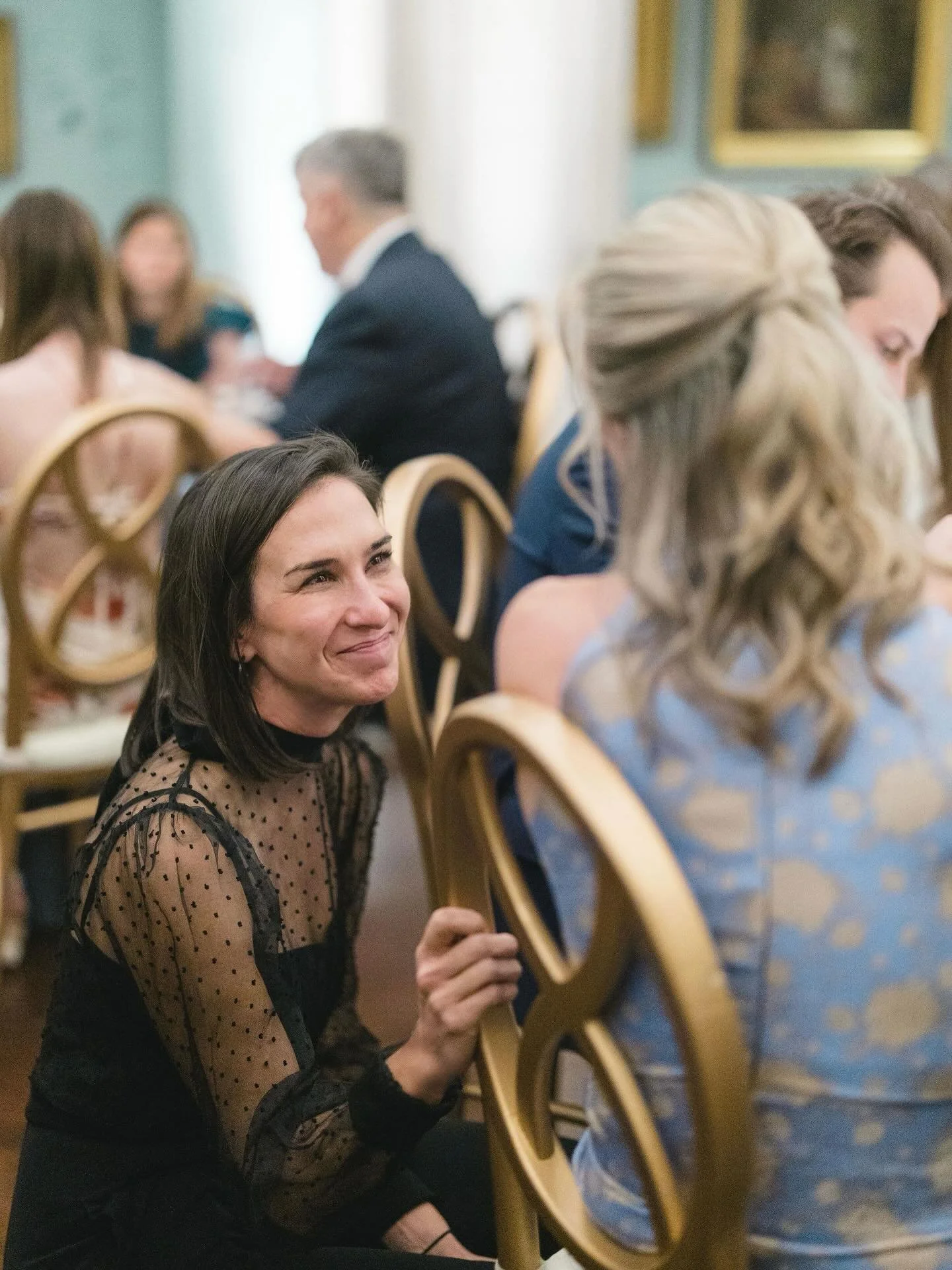 SO lucky to have the best clients.  Thank you @photosbyannalee for capturing this quick little mid-dinner client check-in and the emotion I have for my job that I can&rsquo;t always put into words. Along with the obvious call for a Botox refresh, it 