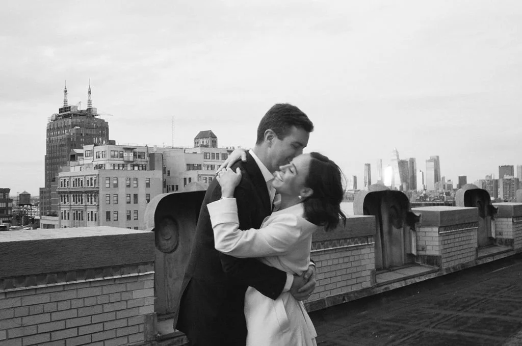 Dina &amp; Brannum Part 1: NYC City Hall Rooftop Wedding Ceremony