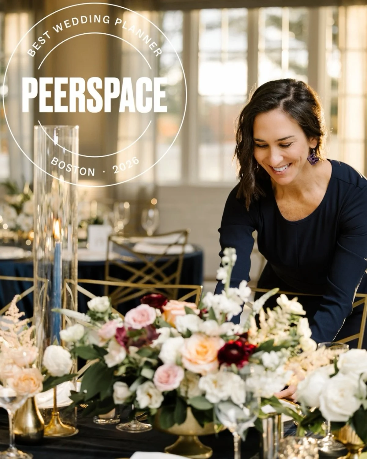 Very honored to be named one of Boston&rsquo;s Top 5 Luxury Planners by @peerspace !

I just love that this award came from Peerspace&rsquo;s hunt for recurring strengths and &ldquo;above &amp; beyond&rdquo; moments highlighted within CLIENT feedback