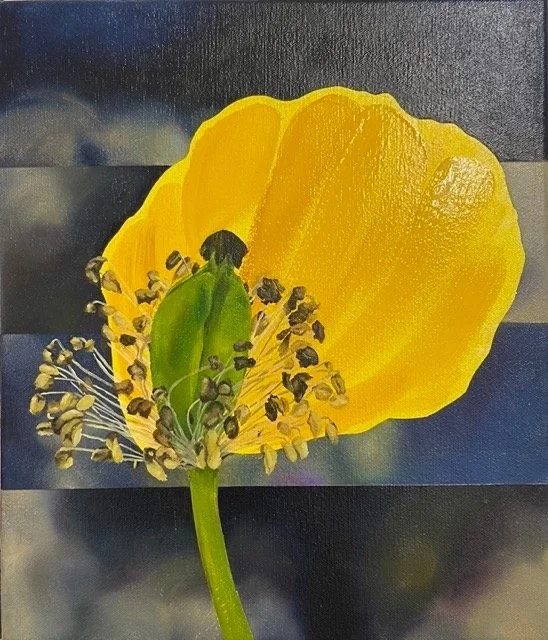 ‘Shaghayegh’
Oil and acrylic on canvas
35x30 cm
2022
Private collection