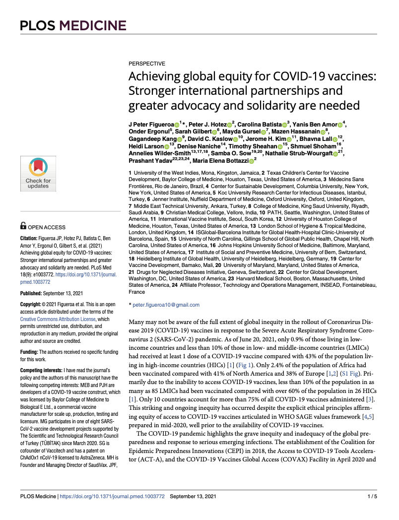 V T Blog 3 Lancet Commission On Covid 19