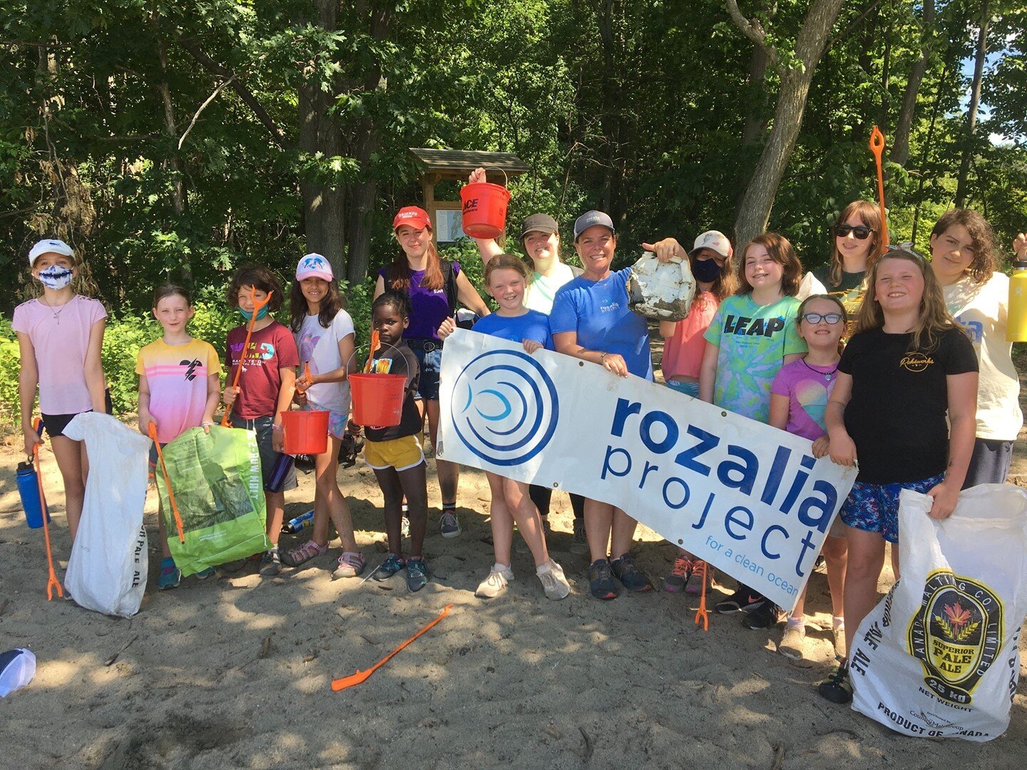 Kiddos in our Summer Programs are exploring our watershed here in the Lake Champlain basin and discovering marine debris in our environment. We did clean ups, collected data &amp; brainstormed solutions to this problem. #foracleanocean