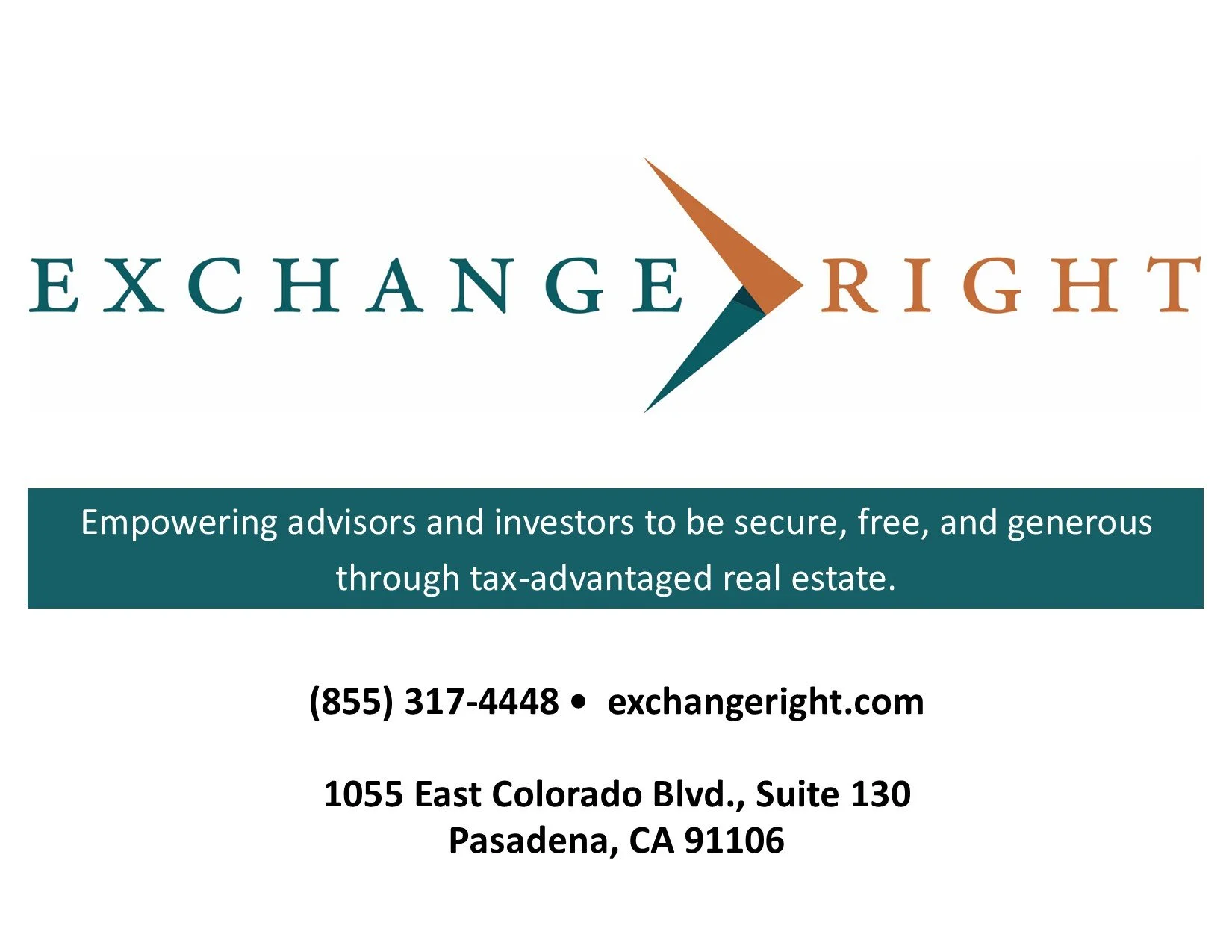 Exchange Right Real Estate