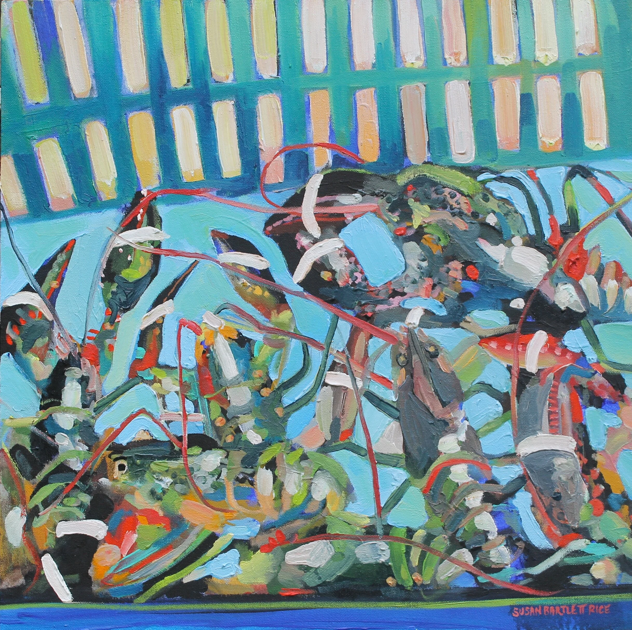 "Jailhouse Rock", 20x20, oil on canvas, 2015, SOLD