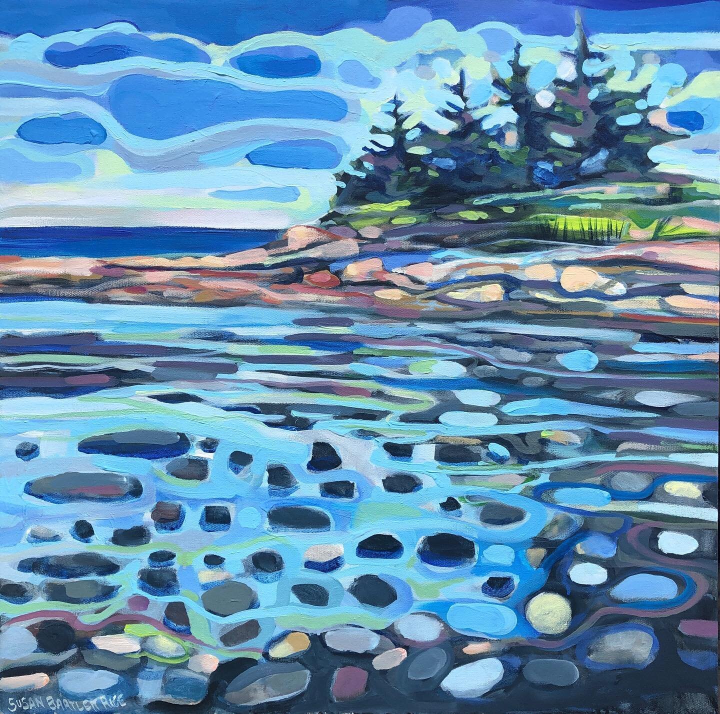 When the day is done and the rocks peek up through the surface of the tide pools 

Susan Bartlett Rice
&ldquo;Salt Marsh Evening&rdquo;
30x30
Acrylic on canvas
2023
SOLD.. thank you! 
.
From my most recent newsletter release (sign up for newsletter t