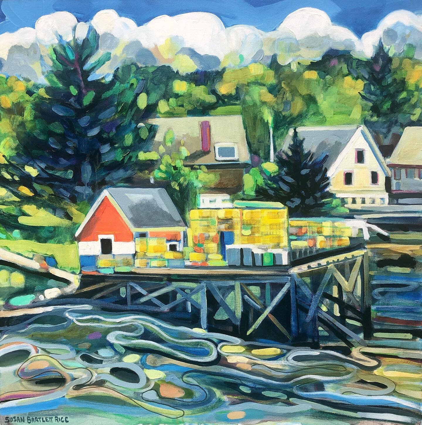 Summer has flown by again&hellip;

Susan Bartlett Rice
&ldquo;Dock Color&rdquo;
Acrylic on canvas 
2023 
***Sold! Thank you!! 
.

#Artist #Maine #Maineartist #mainelife #maineart #mainepaintings #NewEngland #Maineart #mainething #localmaineart #Maine