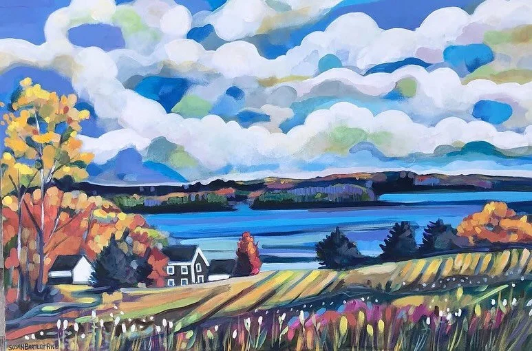 October views always have my heart 🧡

some favorite fall paintings from the past few years: 

&ldquo;Autumn View&rdquo; 
&ldquo;Fore River Sanctuary&rdquo;
&ldquo;Clouds Over My Pasture&rdquo;