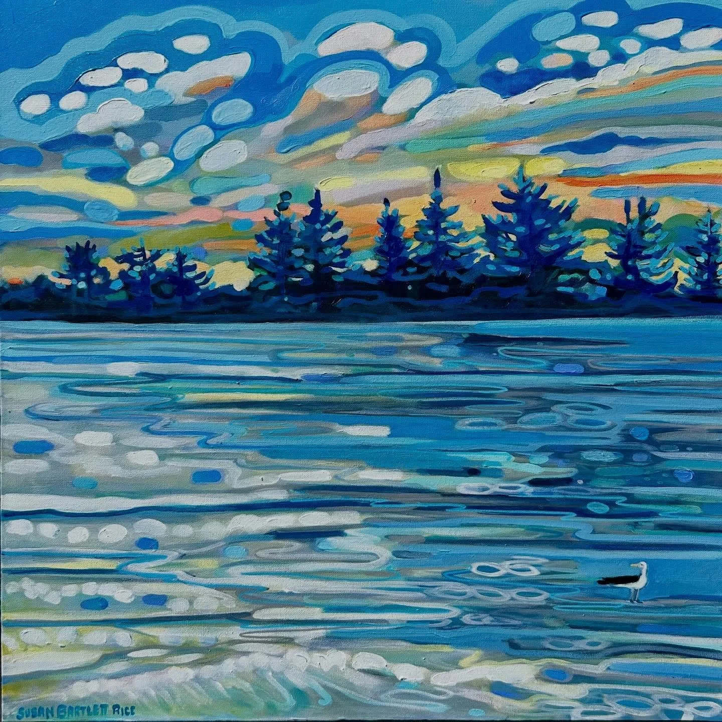 Susan Bartlett Rice
"Sundown Pemaquid"
30x30
2026