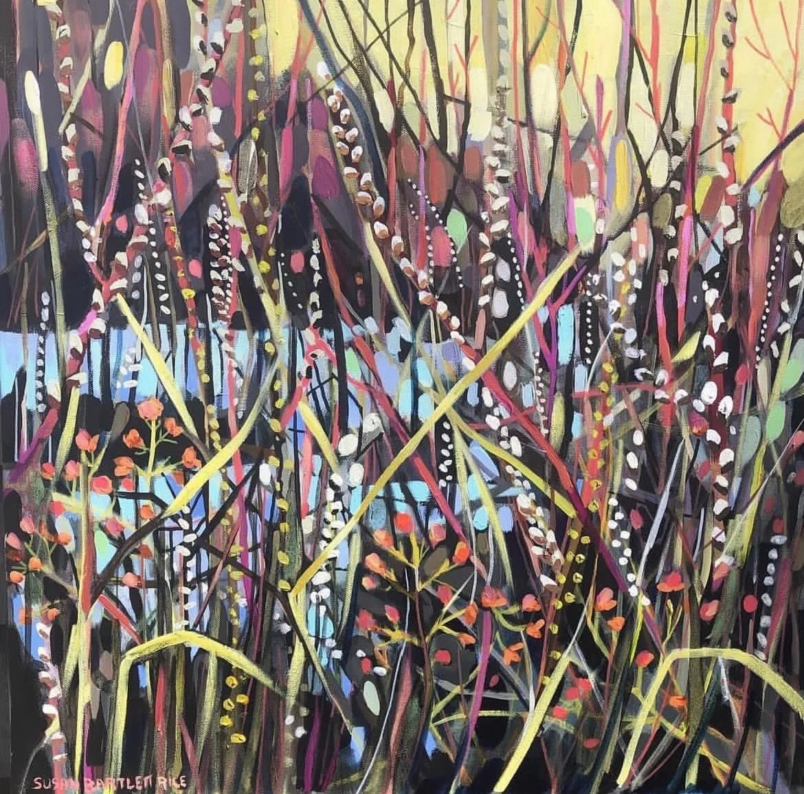 Susan Bartlett Rice
"Signs of Spring"
Acrylic on canvas 
2022 sold