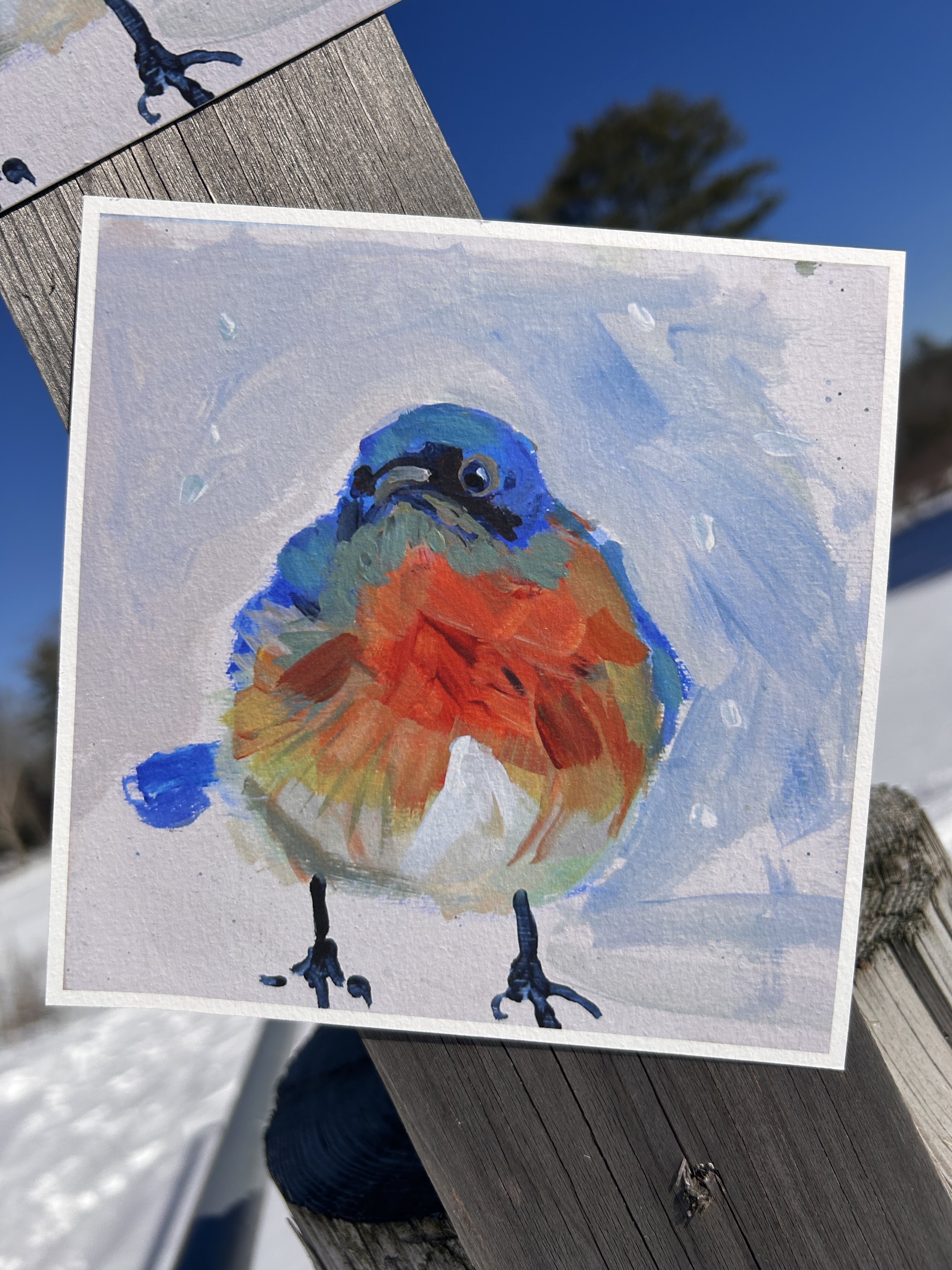 "Little Bluebird" Print