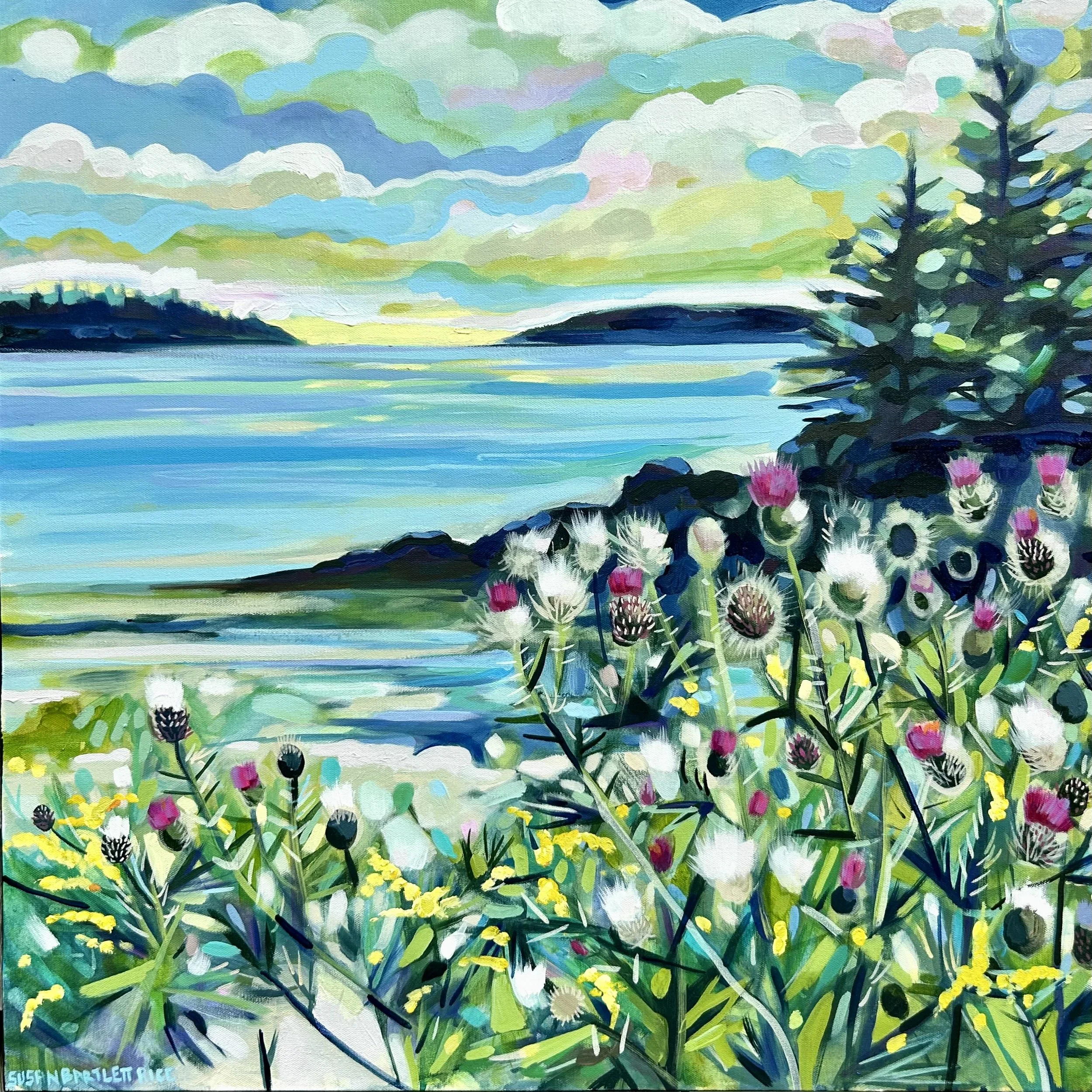 "Sand Cove Thistles"