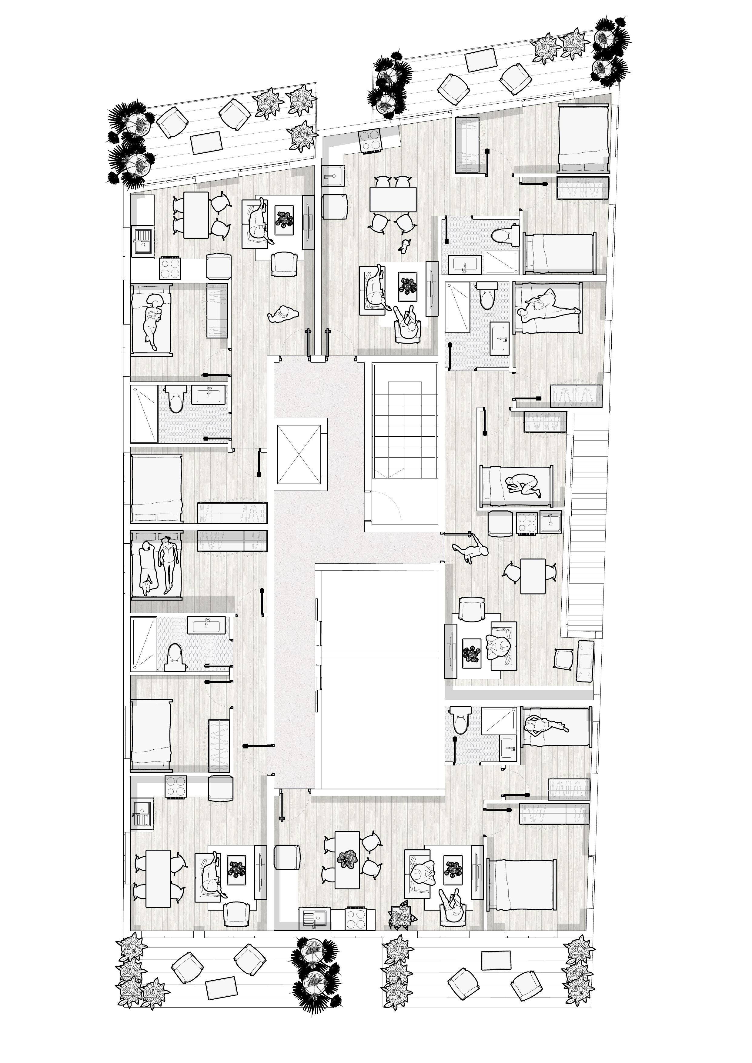 Barkai, Tel aviv - plan
