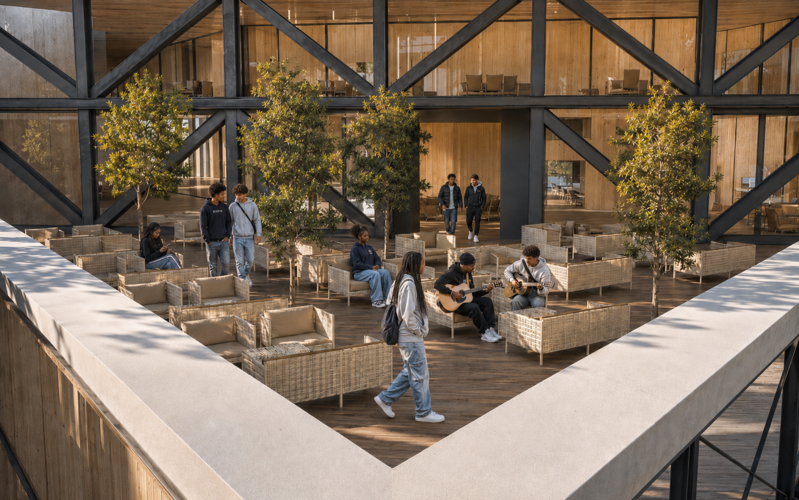 Hackney Wick - Music Academy, Ravensbourne Final Project ( RIBA part 01)