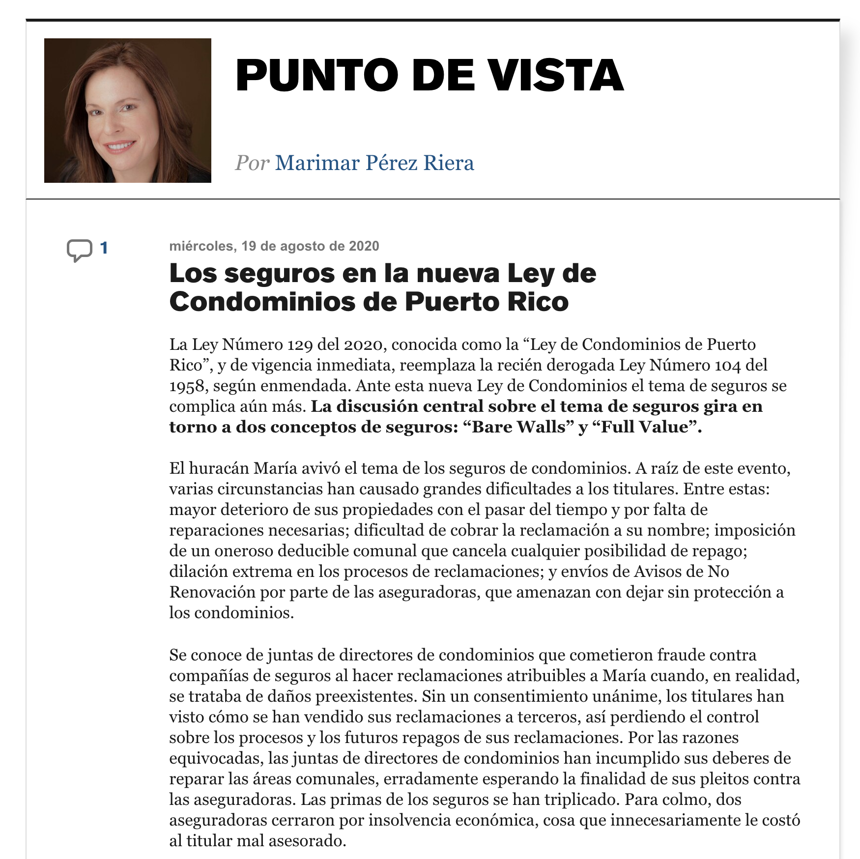El Nuevo Día, 19 de agosto de 2020