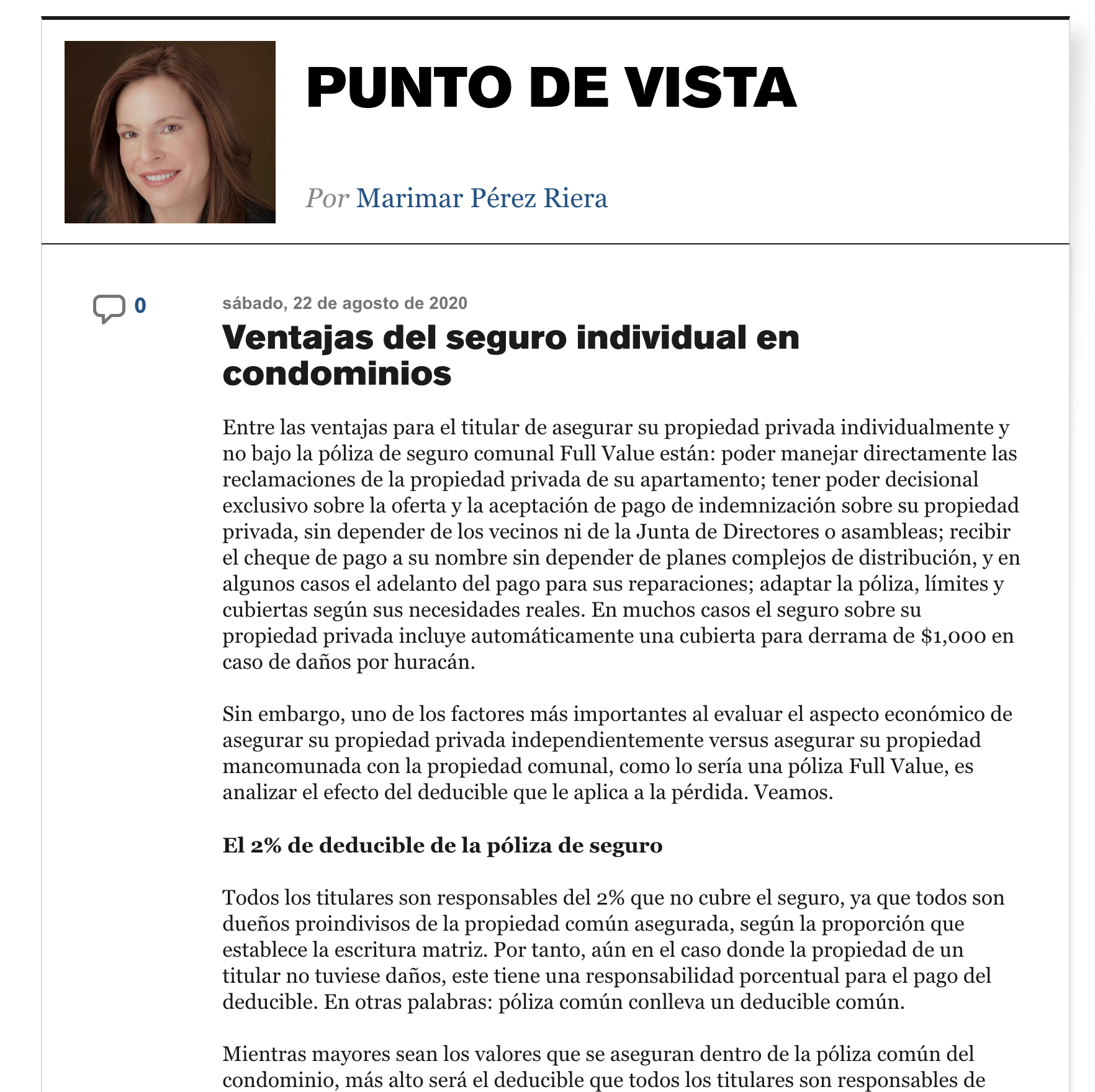 El Nuevo Día, 22 de agosto de 2020
