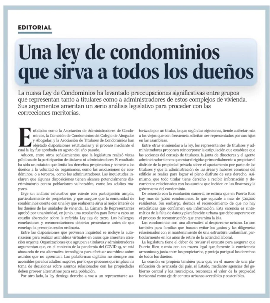 El Nuevo Dia, 27 de septiembre de 2021