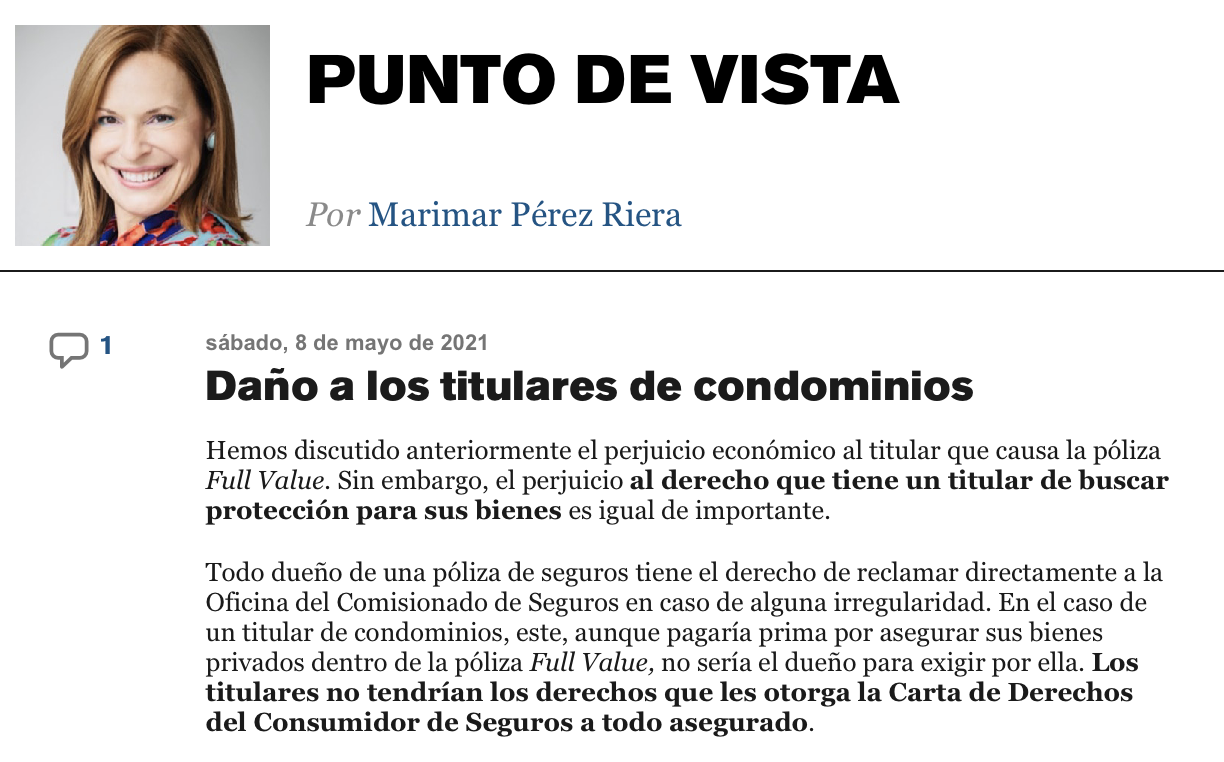 El Nuevo Día, 8 de mayo de 2021