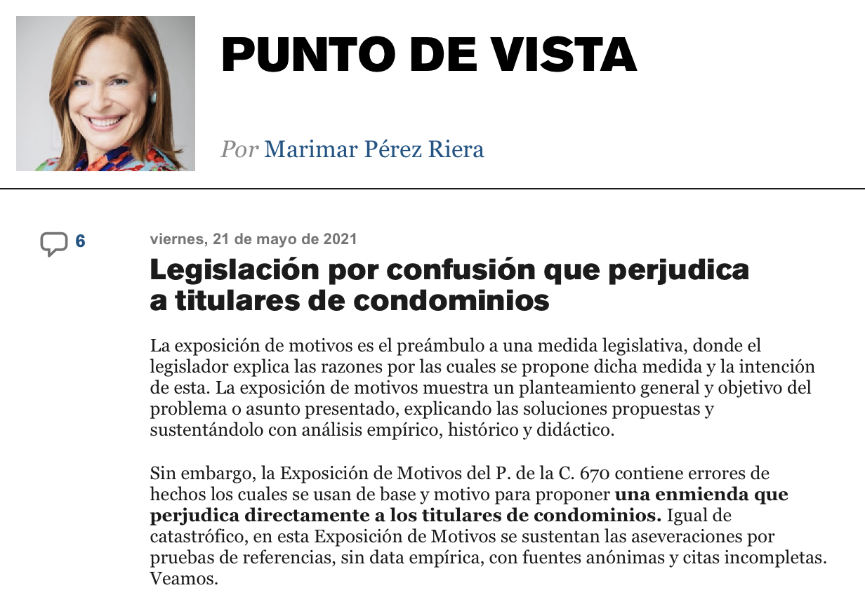 El Nuevo Día, 21 de mayo de 2021
