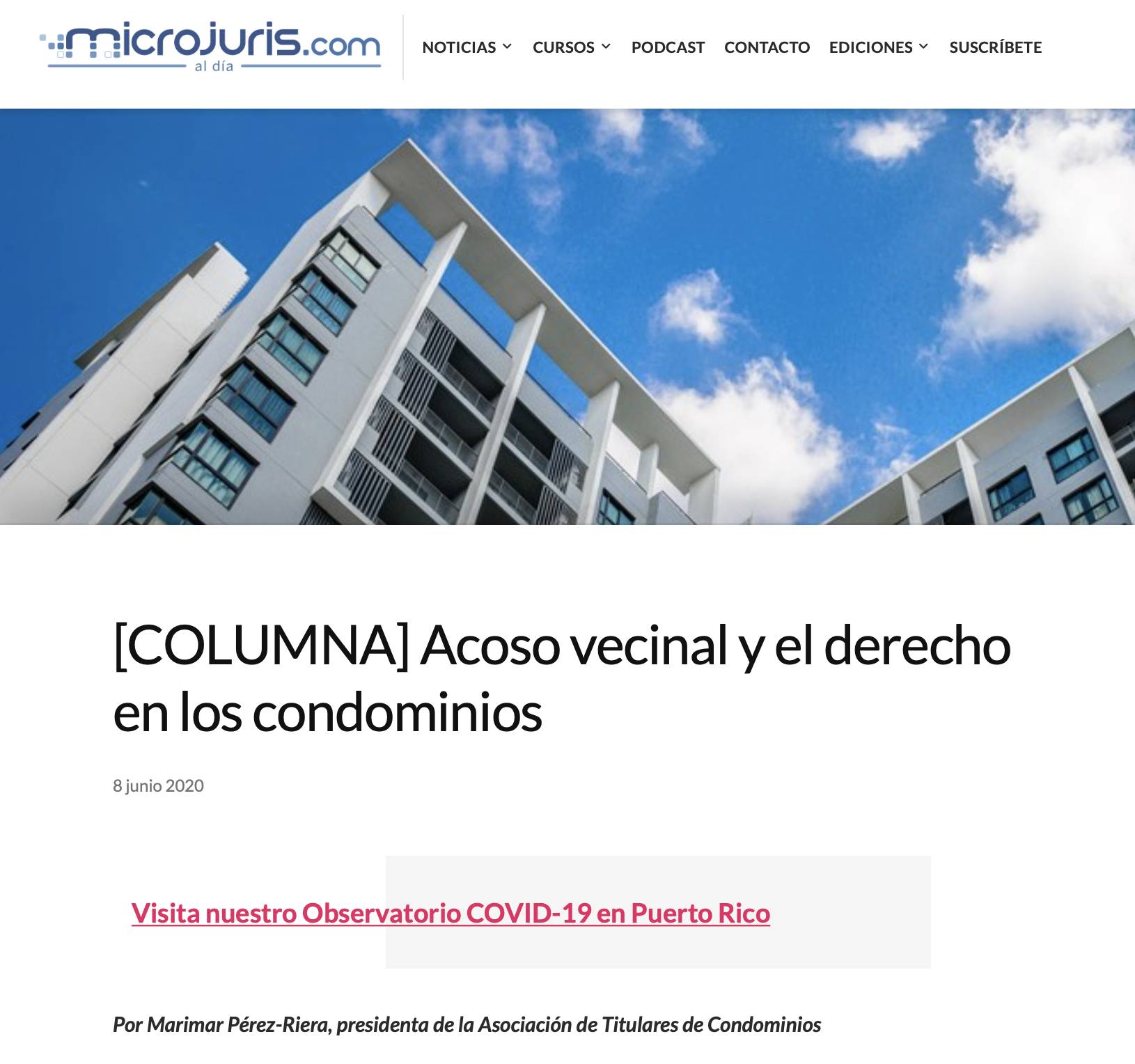 Microjuris, 8 de junio de 2020