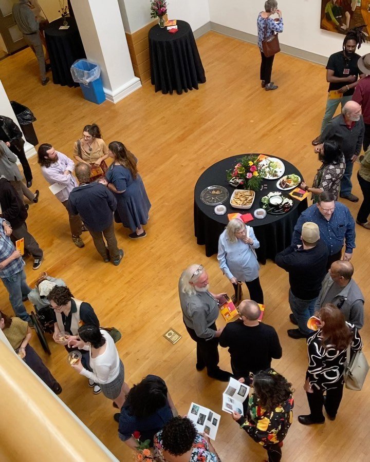 It&rsquo;s so wonderful to see so many artistic Athenians at the @lyndonhouseartscenter for the 49th annual juried exhibition tonight!
