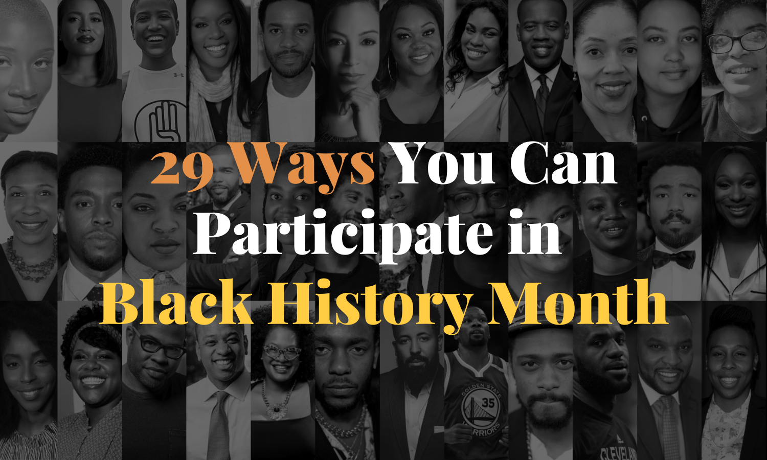 29 Ways You Can Participate in Black History Month — R-Squared