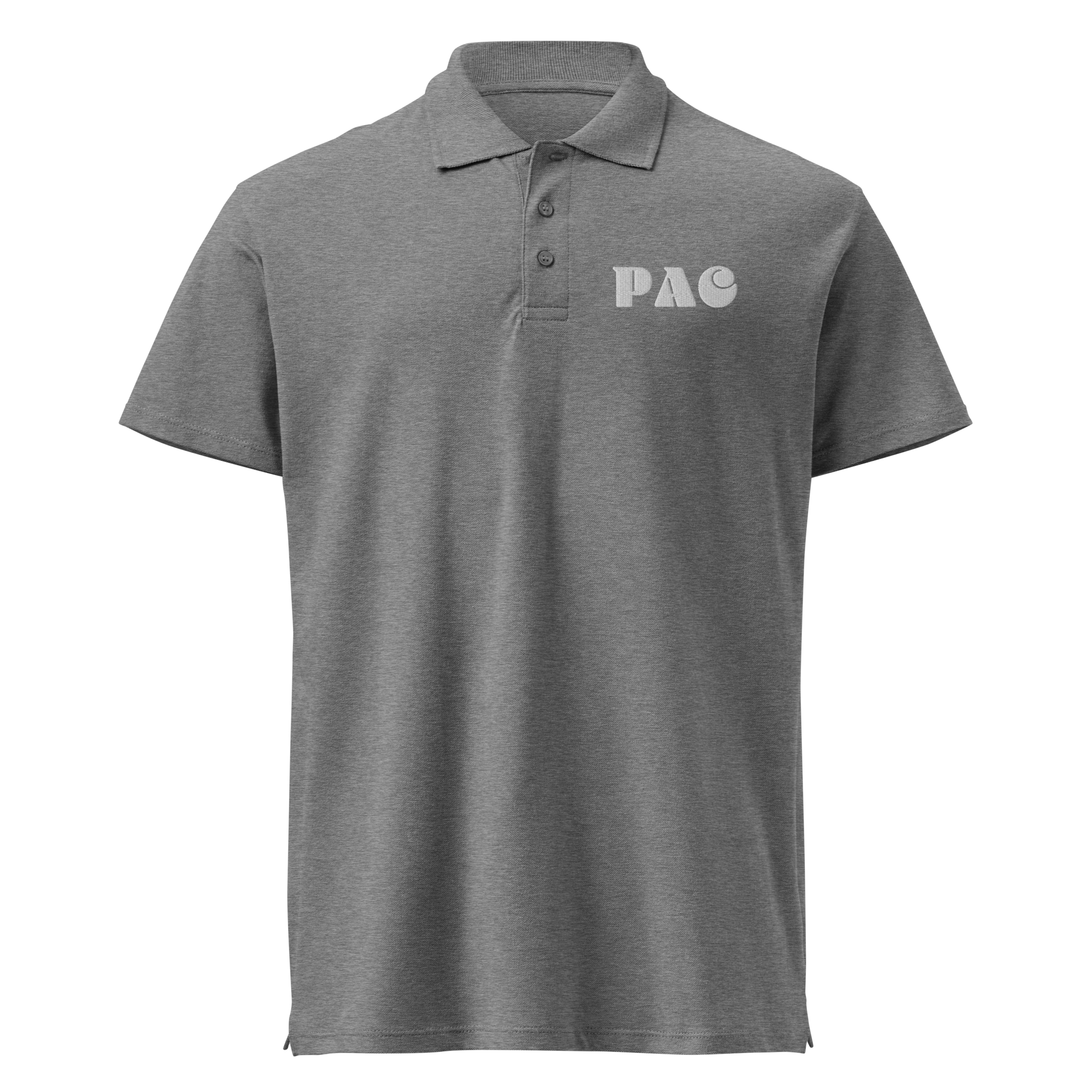 unisex-premium-pique-polo-shirt-grey-melange-front-69a9f7a9dcaa7.png