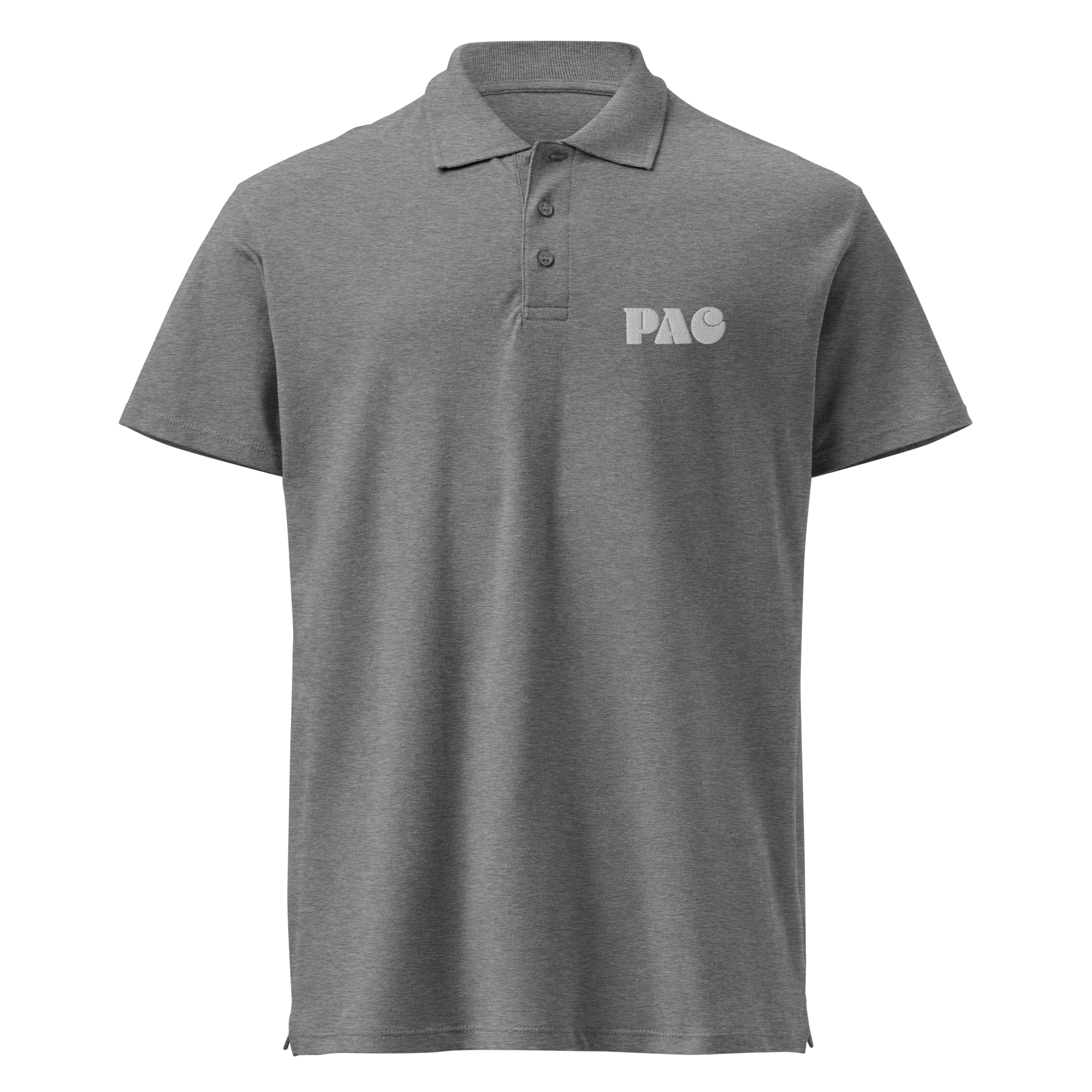 unisex-premium-pique-polo-shirt-grey-melange-front-69af0ad6d0f45.png