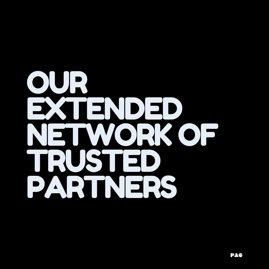 Our extended network of trusted partners