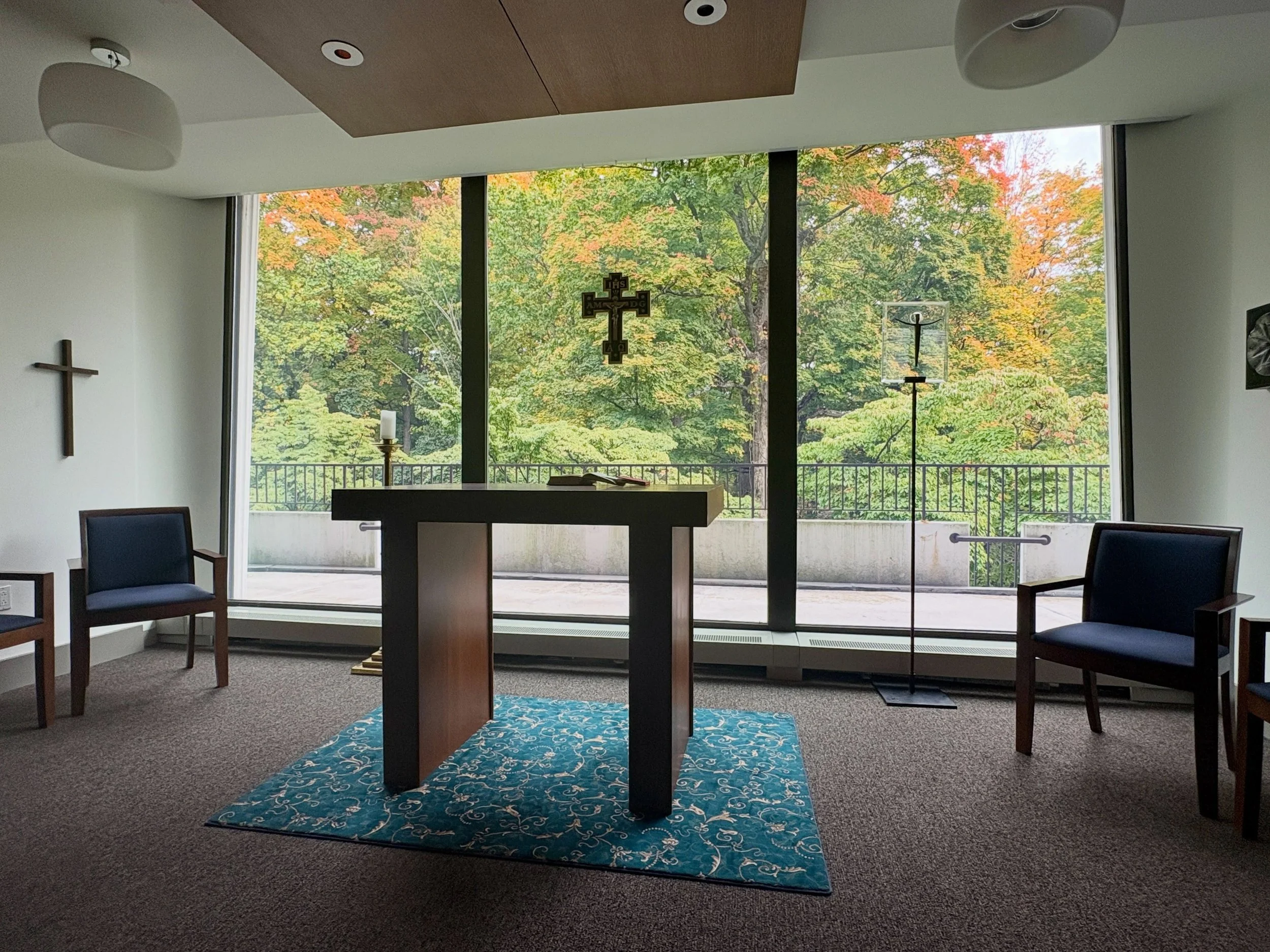 Praying 🙏  at#fordhamgraduateschoolofsocialservices &mdash; 
For#socialwork#and for#freedom of college education as it is the#jesuit mission.
Christ was an educator and everyone deserves access to become a professional especially if that profession 